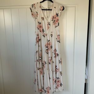 Free people floral maxi dress